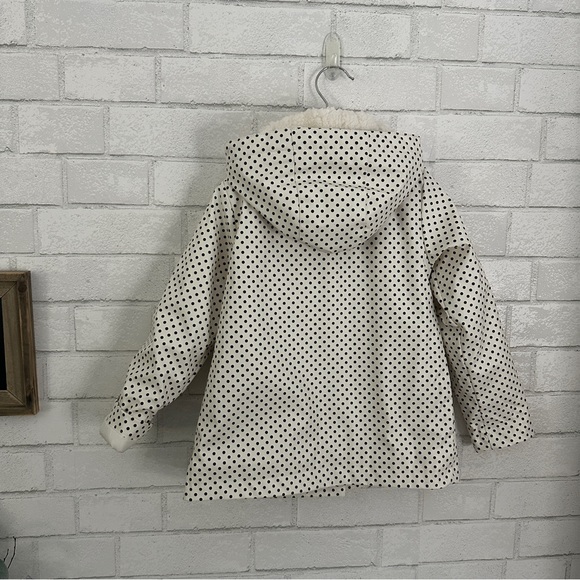 C&C CALIFORNIA Polkadot Sherpa Lined Raincoat - Picture 4 of 8